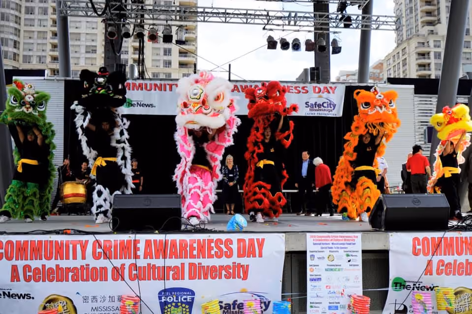 Lion Dance Awareness Day Performance